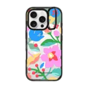 iPhone 16 Pro Impact Ring Stand Case MagSafe Compatible Ayumi Takahashi- Summer Flowers