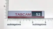 TASCAM 52 Tape Deck Badge Custom Aluminum