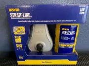 IRWIN REEL w/ BLUE CHALK- STRAIT-LINE CLASSIC 100’ 1932880-Aluminum Reel