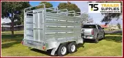 12x6 Tandem Stock Cattle trailer Galvanised 3500kg ATM,