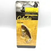 Cabela’s/Bass Pro Shops Mean-Eye Blade Bait Gold / Black 1/2oz 2-1/8" CBB12-002