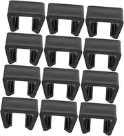 OFFSCH 12pcs Sofa Card Slot Pegs Place Mats Retractable Clamp Bumper Clips Patio Couch Wicker Rattan Outside Lights Pool Clips Awning Clips Line Kit Tarp Deck Hangers Sofa Clips Black or