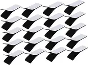 PRETYZOOM 20pcs Heavy Duty Self Adhesive Hook and Loop Tape Strips High Temperature Resistant Nylon Fasteners for DIY Crafts Quick and Convenient Double Sided Sticky Interlocking