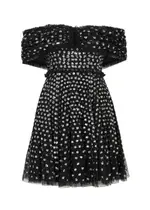 Needle & Thread Grace Sequin-embellished Tulle Mini Dress - Black - 8 (UK8 / S) 8 (UK8 / S)