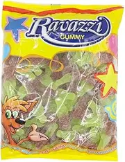 Ravazzi Soft Gummy Candies with Cola Flavour Green Cola Bottles