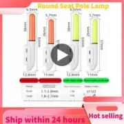 1PCS Luminous Double Bell Clips Night Fishing Signal Bell Fishing Rod Bite Alarm