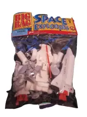 New Vintage US Space Exploration MOON LANDING Playset Figures Lunar Vehicle