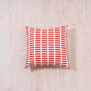IN-HOUSE-簡約系列抱枕-小格紋紅(50x50cm)