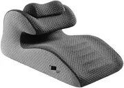 Perfk Bed Wedge Pillow Prone Stomach Pillow,Comfortable,Lightweight Soft Neck Pillow Breathable Ergonomic Memory Foam for Sleeping, Gray