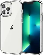 [JETech] Case for iPhone 13 Pro Max 6.7-Inch, Non-Yellowing Shockproof Phone Bumper Cover, Anti-Scratch Clear Back (Clear)