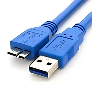 USB3.0 USB A 公 TO MICRO USB 公 60CM 60公分 高速傳輸線 充電線 傳輸線 數據線 藍色