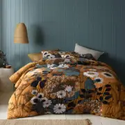 Accessorize Markle Washed Cotton Printed 3 Piece Comforter Set Queen