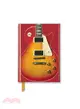 Gibson Les Paul Guitar, Sunburst Red Foiled Pocket Journal