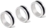 GBSTORE 3 Pcs Different Size Strong Magnetic Ring PK Magic Tricks Pro Magic Props