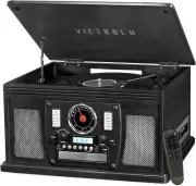 Bluetooth Record Player Multimedia Stereo Speaker Audio Turntable Wireless