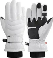 [Gungtj] Gloves for Cold Weather, Warm Touchscreen Mittens, Non-Slip Finger Gauntlets, Thickened Insulated Handwear, 3.54-3.94 Inches, Perfect for Cycling, Biking, Driving