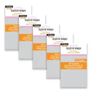 5x 110pc Sleeve Kings 60x130mm/9XL Board Game Card Sleeves Case/Guard Protector