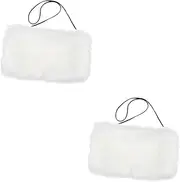 [Sosoport] 2pcs Hand Warmer with Portable Warmer Pouch Winter Faux Fur for Outdoor