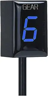 for Suzuki, for GSF600 Bandit GSF650 DL650 Vstrom gsx1300R k1 K2 K3 Gear Display Indicator 1-6 Speed Motorcycle Accessories Motorcycle Gear Indicator(Blue)