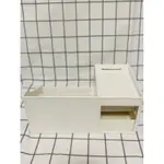 ［二手］桌上收納架 收納盒 筆盒 小物收納盒 白色收納盒 簡約收納盒