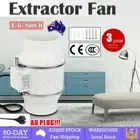 4/6/8 Inch Silent Extractor Fan Duct Hydroponic Inline Exhaust Vent Industrial