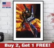 Macross Poster 18" x 24" Print Retro 70s Classic Anime Robotech Wall Art Decor 5