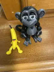 3D Articulated Fidget Toy Monkey With Banana