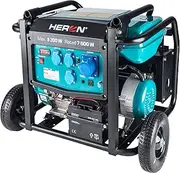 HERON 17hp, 8.2kW Single Phase Petrol Mobile Portable Generator with Zero Gravity Frame