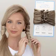 Silk Satin Heatless Curling Rod Lazy Curler Headband Hair Curler Hairdressing