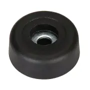 Penn-Elcom F1693 Rubber Cabinet Foot 1" Dia. x 0.375" H