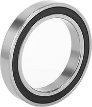 X AUTOHAUX 6912DDU Deep Groove Ball Bearings P0 60x85x13mm Lubricated Bearings Double Rubber Seal Black Silver Tone Scooter Skateboard Wheel