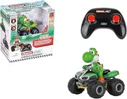 Carrera RC I 2.4GHz Mario Kart Yoshi Quad 1:40 I Remote Controlled Quad I Officially Licensed I Authentic Design I for Nintendo Fans I Fast Action I Offroad Fun