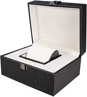 [CFZSALK] Watch Box Watch Holder Watch Box Leather Watch Case Watche Storage Jewelry Display Boxes For Women Watch Organizer Watch Case (Color : White) KeYJ
