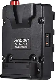 REFENG Mini Nano V-lock Mount Battery Power Supply Adapter Plate to NP-F Mount
