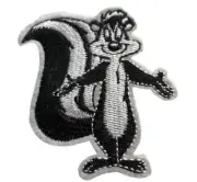 Looney Tunes Pepe Le Pew Standing Cartoon 3" Tall Embroidered Patch