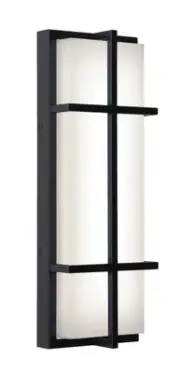 AFX AUGW0720LAJMV August 20" Tall LED Outdoor Wall Sconce - White