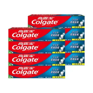 【Colgate 高露潔】清香薄荷牙膏200gX8入(全齒防護/口氣清新)