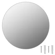 70cm Round Wall Mirror Frameless Circular Dressing Room Bathroom Bedroom Decor
