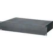 2UBLK 19" Rack Mount Case 2Ru 2U PCB Board Steel Rack Case 1.5Mm Aluminium Front and Rear Panels