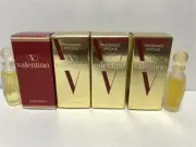 Lot of 4pcs Valentino 0.13 oz/4ml EDP & EDT Splash Mini Women, Discontinued!