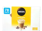 Nescafe Instant Coffee Stick Creamy & Frothy Caramel Latte 78 x 17g Sachets New