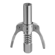 10000 PSI Grease Tool Coupler Double Handle Stainless Oil Injector Nozzle Heavy-Duty Quick Lock NPTI/8 Grease Tool Tip As shown