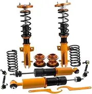 RZXCM Coilover Suspension Spring Coilovers Strut Compatible for Ford Mustang 2005 206 2007 2008 2009 2010 2011 2012 2013 2014 Adj. Height Shock Shock Absorber