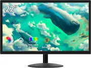 Monitor 22 Inch Computer Monitor Full HD 1920 X 1080 75HZ PC Monitor Display for