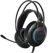 Headphones Wired Mens Gaming with Microphone Arch RGB Cable PC Xbox PS4 PS5 Ios