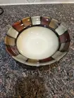 Set of 2 Pfaltzgraff Taos Brown 8.5" Wide Rim Soup Salad Serving Bowls NEW
