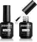2 Bottles of Top Coat Base Coat Gel Polish Set Bright Surface at Home DIY Nail