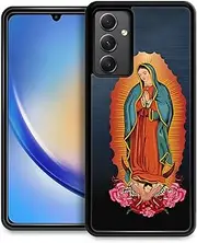 CARLOCA Compatible with Samsung Galaxy A54 Case,Virgen Guadalupe Samsung Galaxy A54 Cases for Girls Women,Fashion Graphic Design Shockproof Anti-Scratch Drop Protection Case for Samsung Galaxy A54