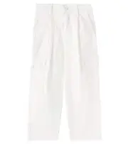 [Il Gufo] Il Gufo Cotton cargo pants Y 14 white