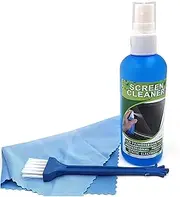 EZONEDEAL Screen Cleaner Spray Kit, Large Screen Cleaner Kit, Computer Screen Cleaner, TV Screen Cleaner for Smart TV, Monitor, Laptop, Screen Cleaner Spray with Microfiber Cloth & Cleaning Brush
